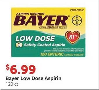 Fareway Bayer Low Dose Aspirin offer