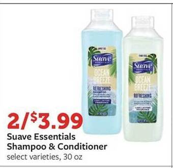 Fareway Suave Essentials Shampoo & Conditioner offer