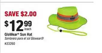 Napa Glowear Sun Hat offer