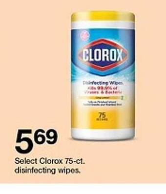 Target Clorox Disinfecting Wipes offer