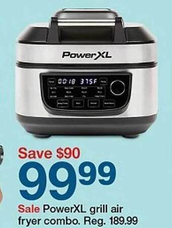 Target PowerXL Grill Air Fryer Combo offer
