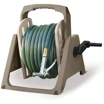 Suncast hose handler 100' portable tote or wall mountable garden hose reel