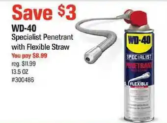 WD-40 Specialist Penetrant With Flexible Straw