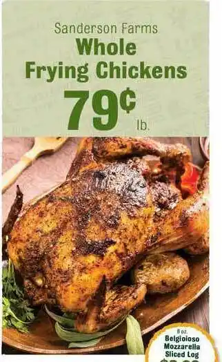 Robert Fresh Market Sanderson Farms Whole Frying Chickens offer
