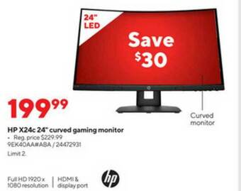Staples Hp X24c 24 offer