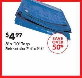 Valu Home Centers 8' X 10' Tarp offer