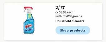 Walgreens Household Cleaners offer