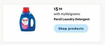 Walgreens Persil Laundry Detergent offer