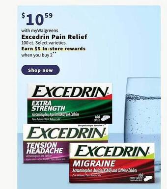 Walgreens Excedrin Pain Relief offer
