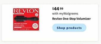 Walgreens Revlon One-step Volumizer offer
