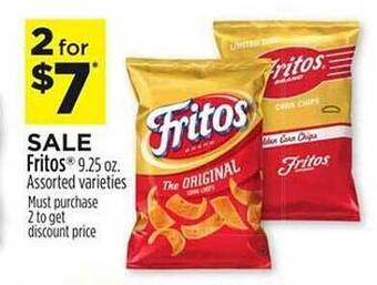 Dollar General Fritos Assorted Varieties offer
