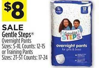 Dollar General Gentle Steps Overnight Pants offer