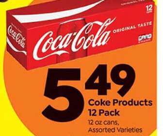 Save a Lot Coke Products 12 Pack offer