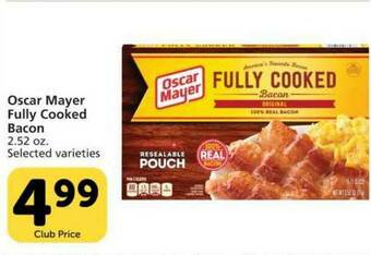 Vons Oscar Mayer Fully Cooked Bacon offer