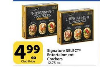 Vons Signature Select Entertainment Crackers offer