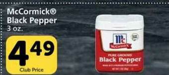 Vons Mccormick Black Pepper offer