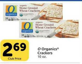 Vons O Organics Crackers offer