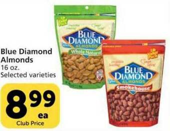 Vons Blue Diamond Almonds offer