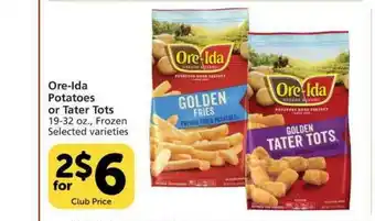 Vons Ore-Ida Potatoes Or Tater Tots offer
