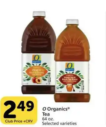 Vons O Organics Tea offer