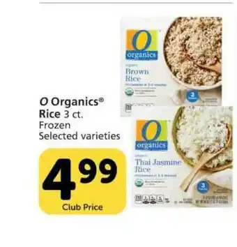 Vons O Organics Rice Frozen offer