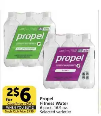 Vons Propel Fitness Water offer