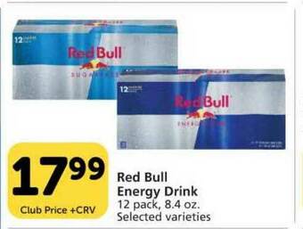Vons Red Bull Energy Drink offer
