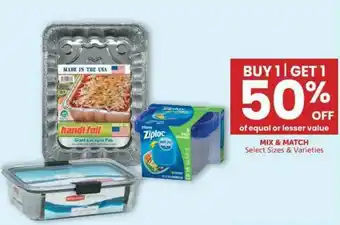 Albertsons Ziploc , Handi-foil offer