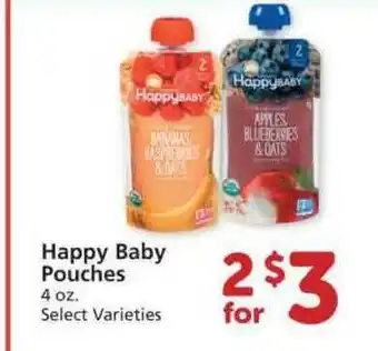 Albertsons Happy Baby Pouches offer