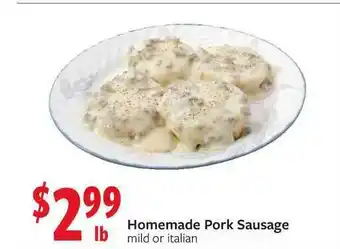 Fareway Homemade Pork Sausage offer