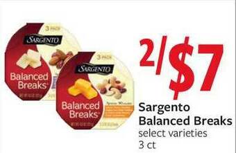 Fareway Sargento Balanced Breaks offer
