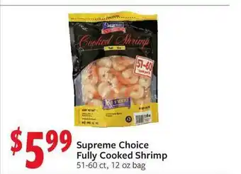 Fareway Supreme Choice Fully Cooked Shrimp offer
