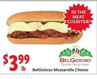Fareway Belgioioso Mozzarella Cheese offer
