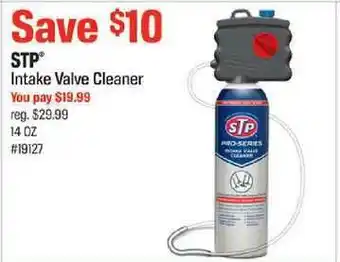 AutoZone STP Intake Valve Cleaner offer