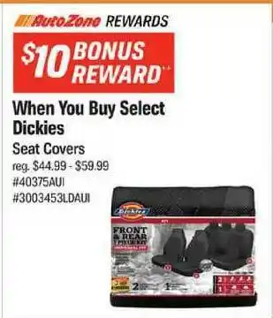 Dickies Seat Covers