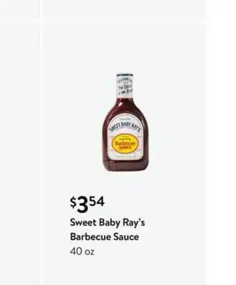 Walmart Sweet Baby Ray's Barbecue Sauce offer