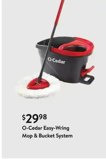 Walmart O-Cedar Easy-Wring Mop & Bucket System offer