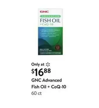 Walmart GNC Advanced Fish Oil+ CoQ-10 offer