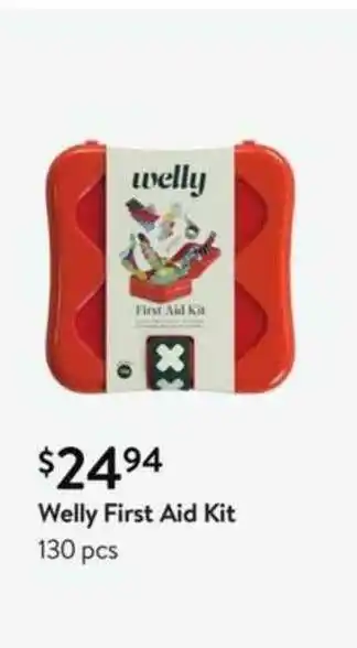 Walmart Welly First Aid Kit offer