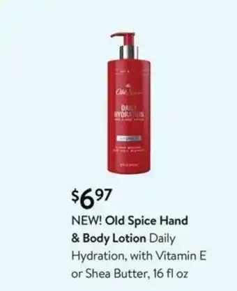 Walmart Old Spice Hand & Body Lotion offer