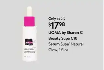 Walmart UOMA By Sharon C Beauty Supa C10 Serum Supa' Natural Glow offer
