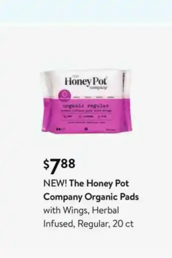Walmart The Honey Pot Company Organic Pads offer