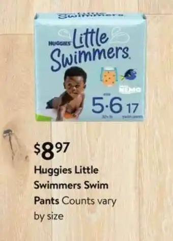 Walmart Huggies Little Swimmers Swim Pants offer
