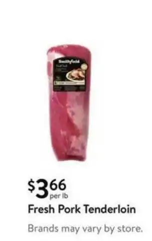 Walmart Fresh Pork Tenderloin offer