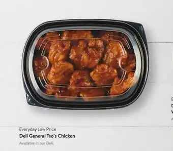 Walmart Deli General Tso's Chicken offer