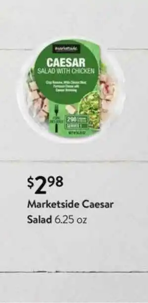 Walmart Marketside Caesar Salad offer