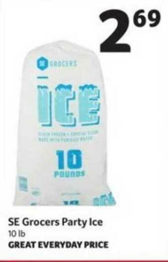 Winn Dixie SE Grocers Party Ice offer