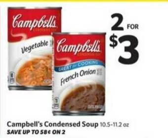 Winn Dixie Campbell's Condensed Soup offer