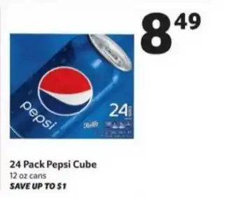 Winn Dixie 24 Pack Pepsi Cube offer