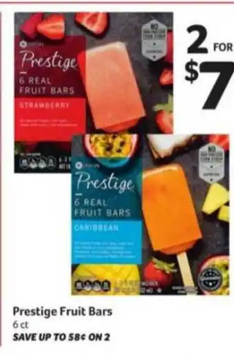 Winn Dixie Pretige Fruit Bars offer